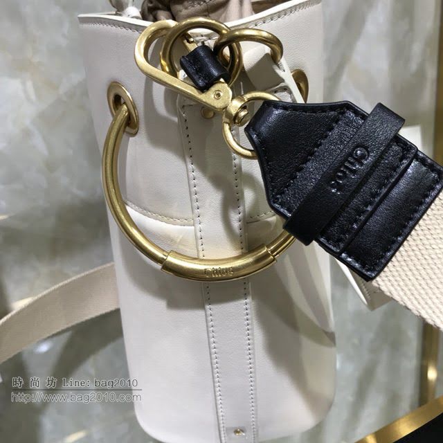 Chloe女包 克洛伊經典Roy抽繩圓環大號水桶包 Chole手提肩背斜挎包  jjh1315